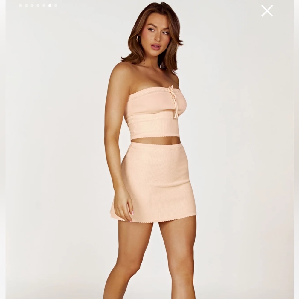 Meshki Apricot Waffle Knit Set in size XX-SMALL